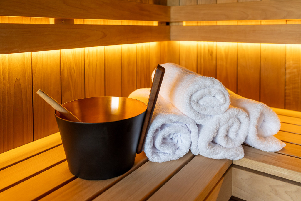 Sauna fińska – ławki